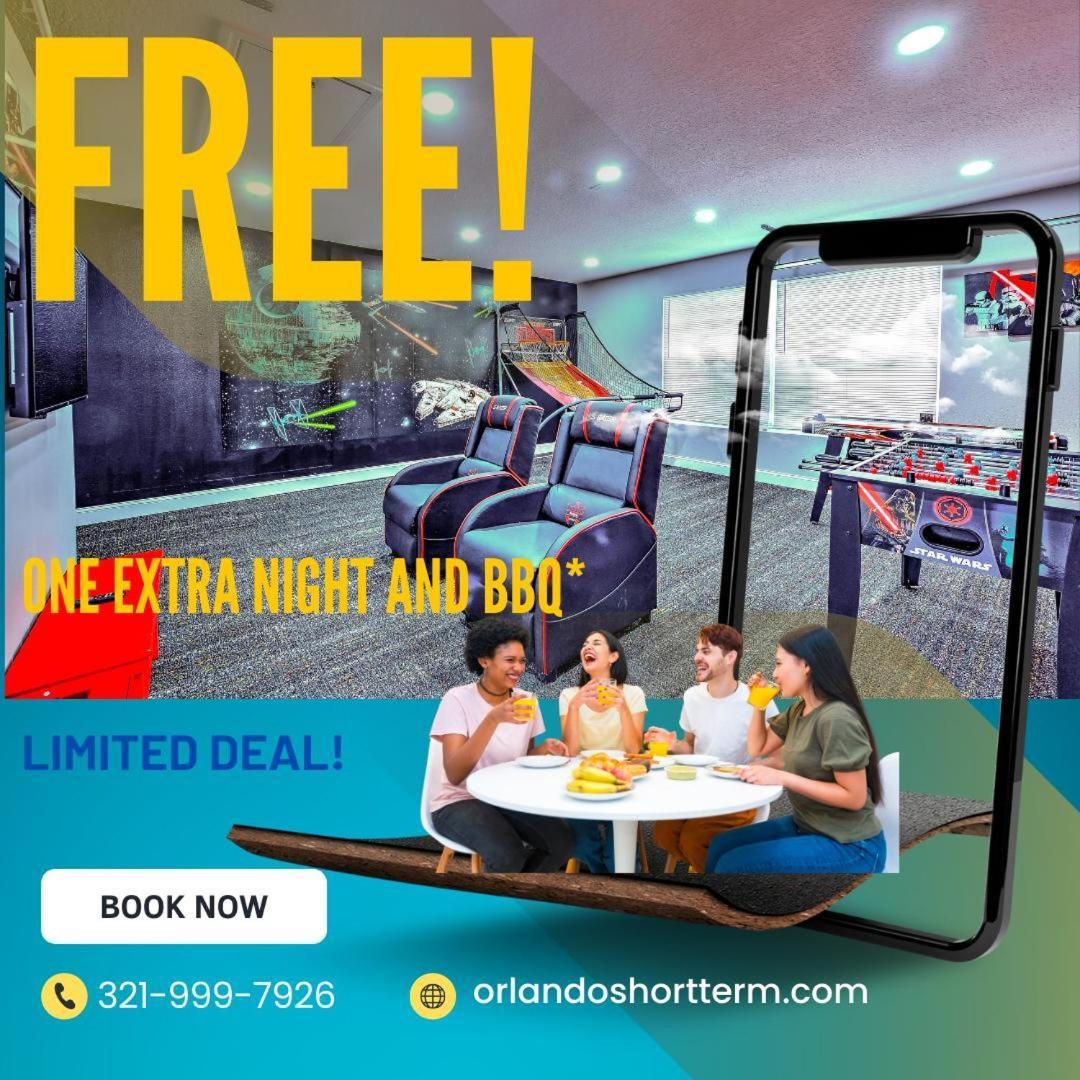 Private Pool, Game Room, Near Disney And Universal!! Orlando Exterior foto